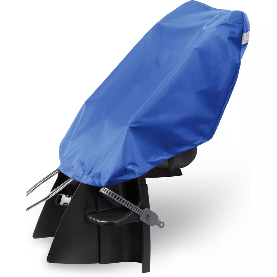 normani Regenüberzug für Fahrrad-Kindersitze BiSeat Blau