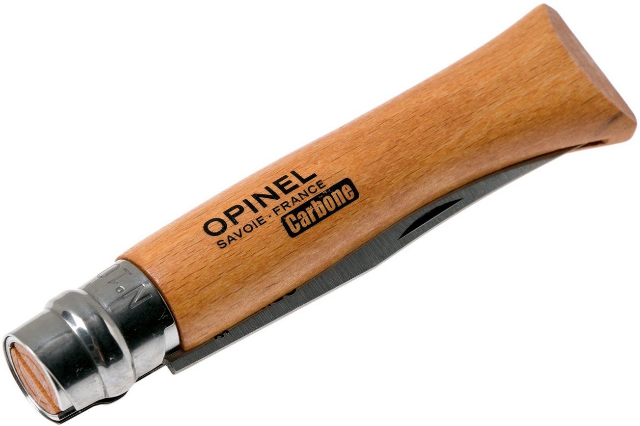 Opinel zakmes No. 010, koolstofstaal, lemmetlengte 10 cm