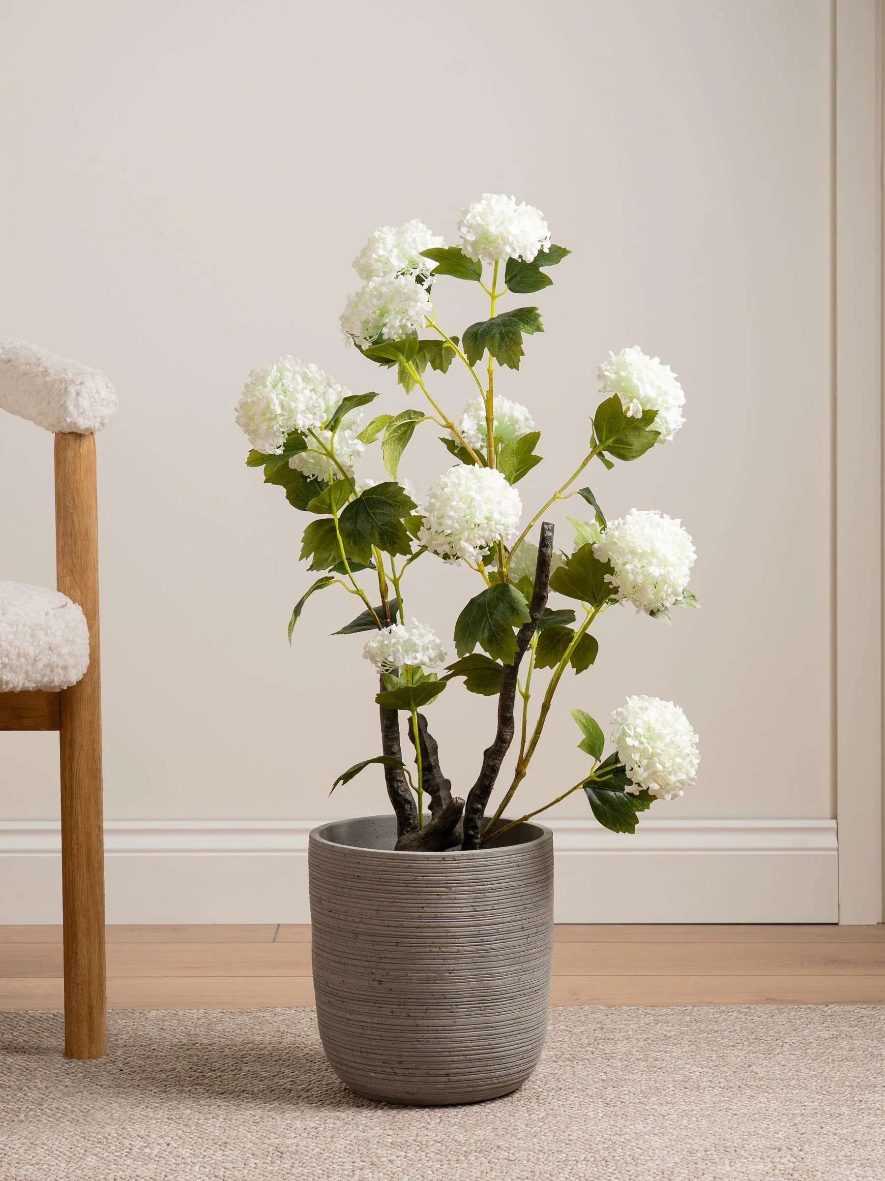 Scottish Everlastings Ltd Artificial Potted Hydrangea Plant