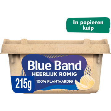 Blue Band Heerlijk Romig 215g in papieren kuip