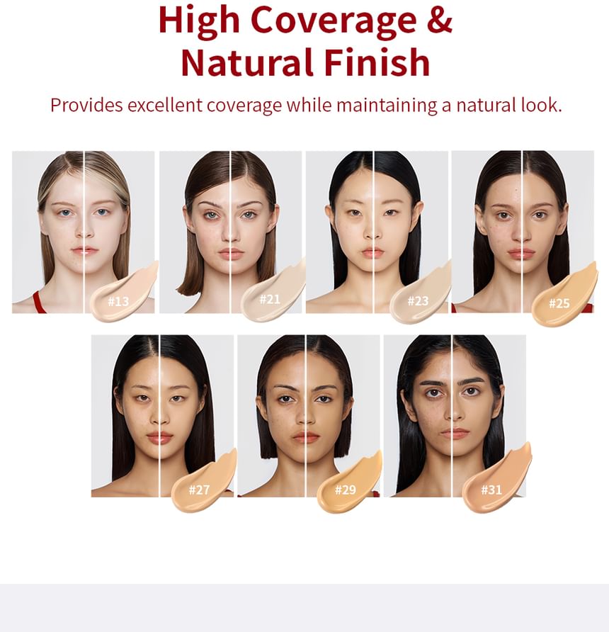 MISSHA - M Perfect Cover BB Cream SPF42 PA+++ - 7 kleuren
