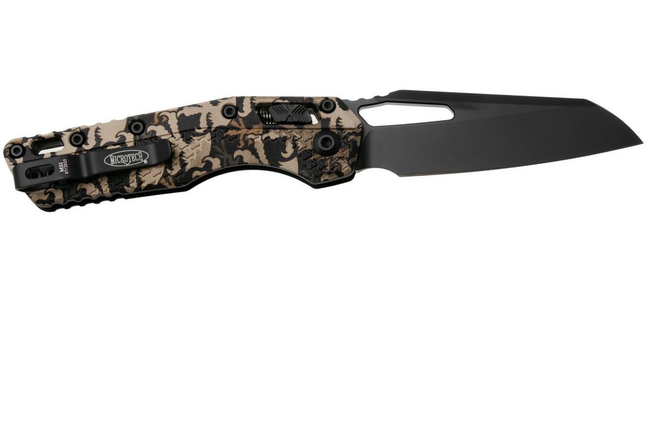 Microtech MSI Standard Issue 210T-1PMCWC-Z4, Black M390MK, Claw Burst Camo Polymer zakmes
