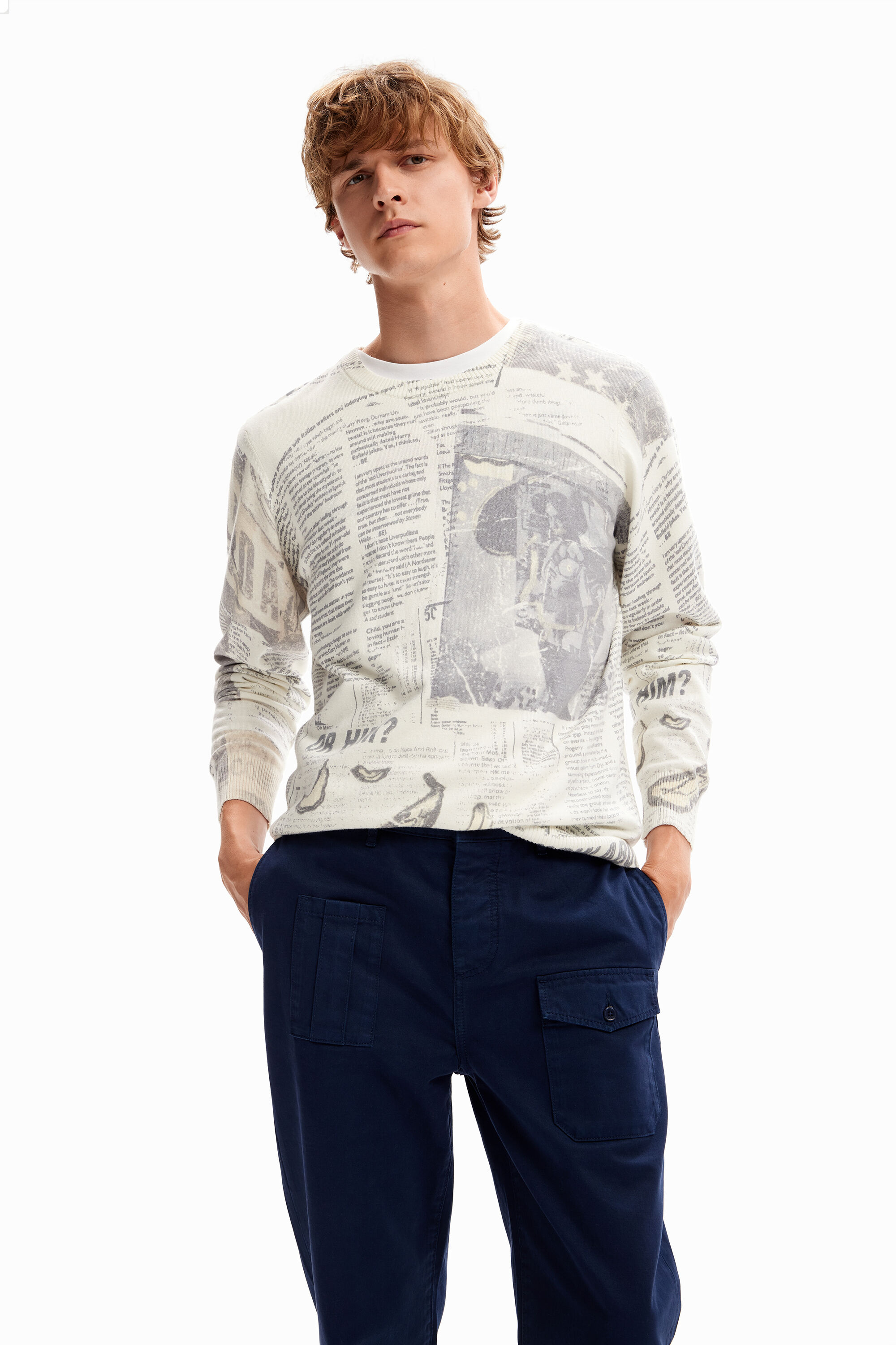 Pantalon cargo droit