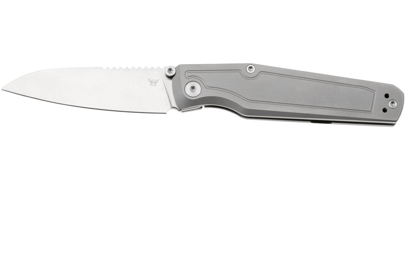 Flytanium Concourse 1445 Satin 14C28N, Blasted Titanium zakmes, Demeter Designworks design