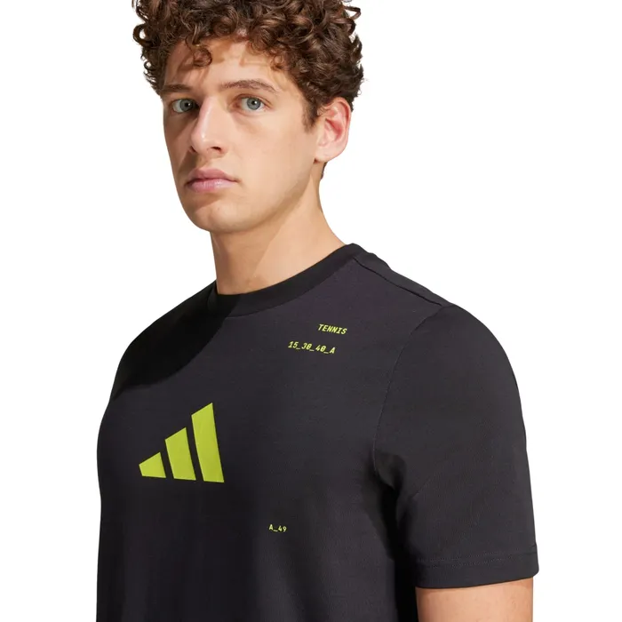 Adidas AeroReady Graphic Tennis Shirt Heren