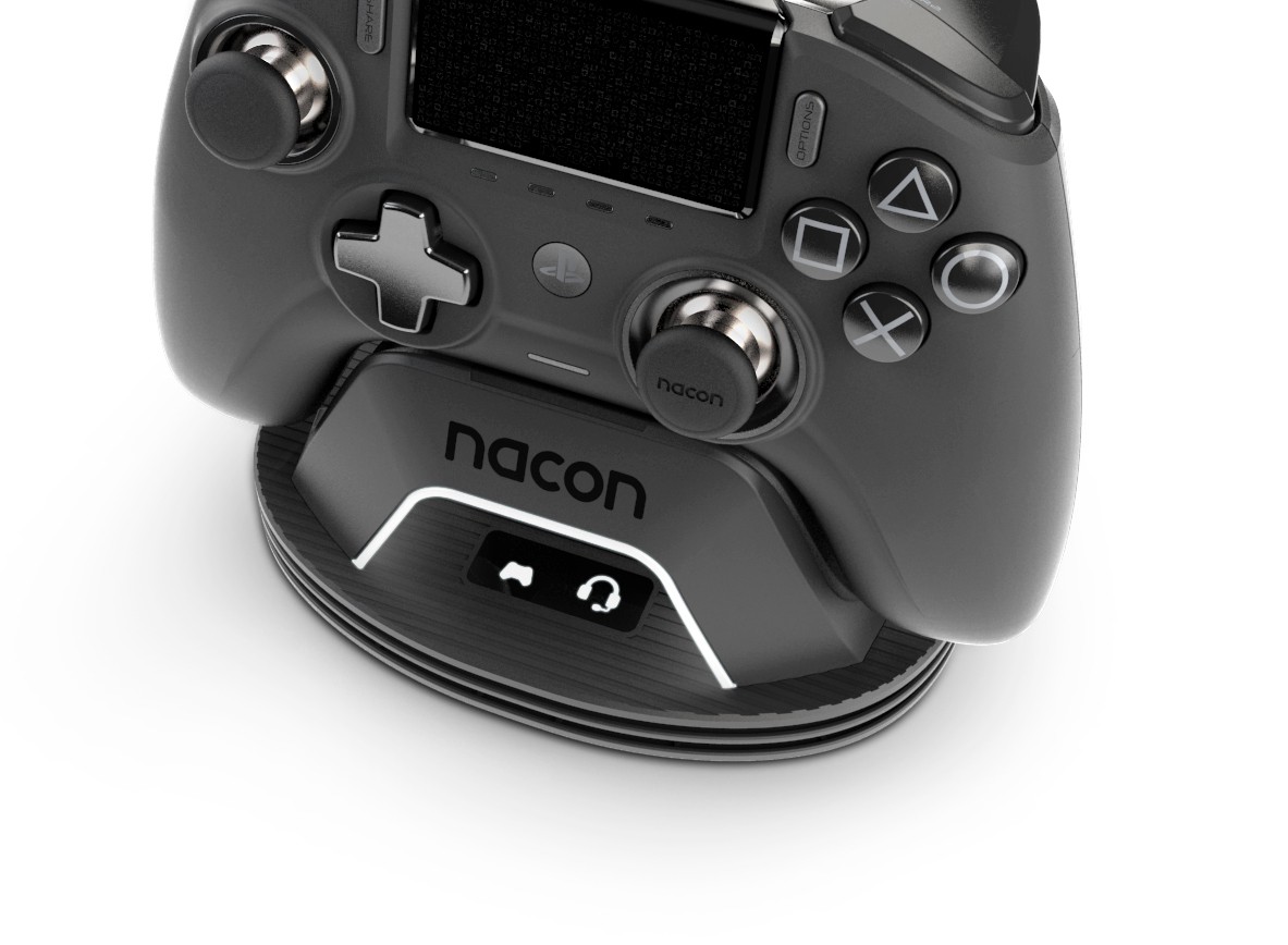 Nacon Charging Station for Headset and Controller Black
