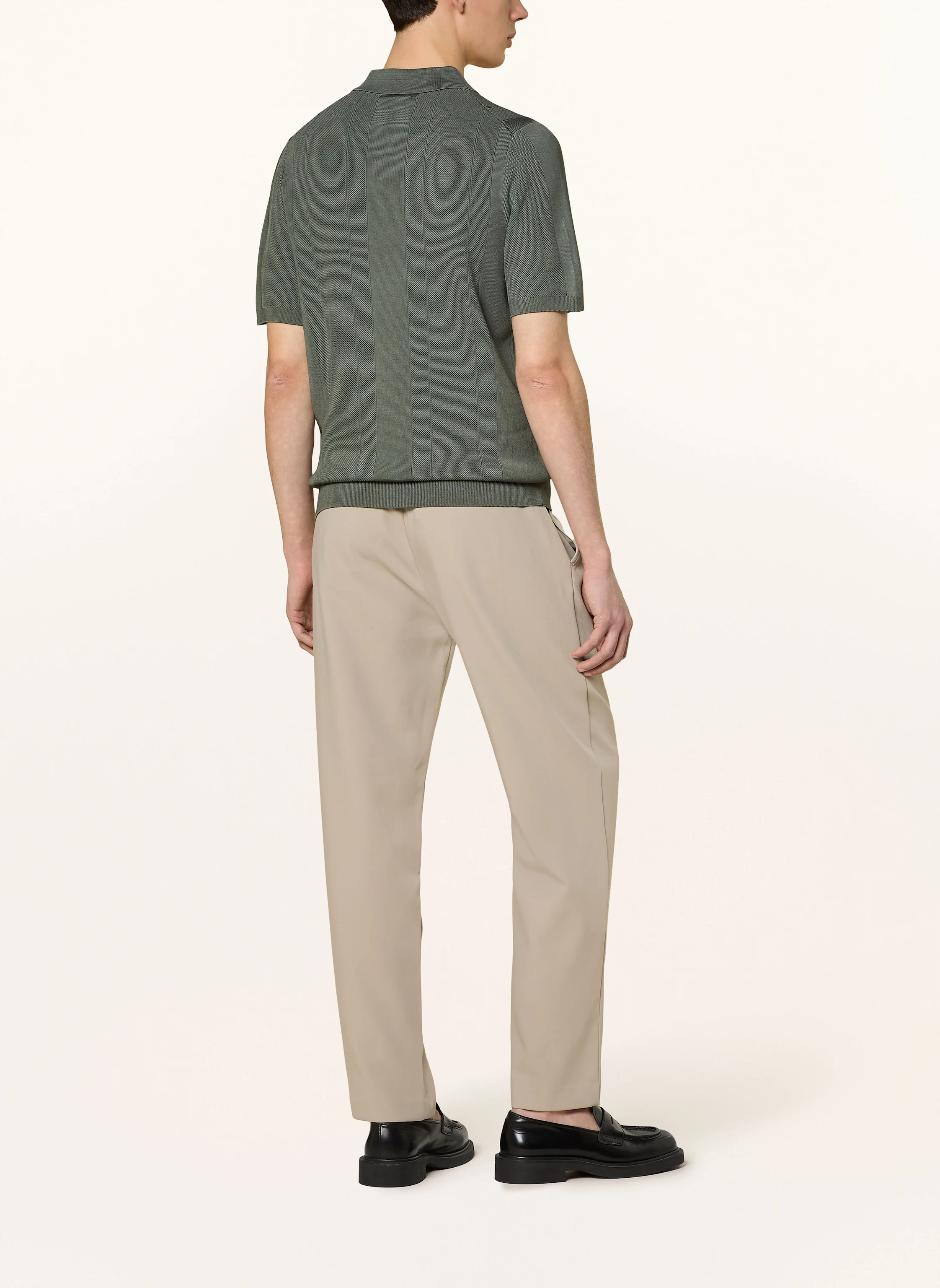 REISS Strick-Poloshirt BART
