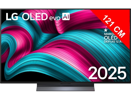 LG - TV OLED 4K 121 cm OLED48C56 Evo 2025