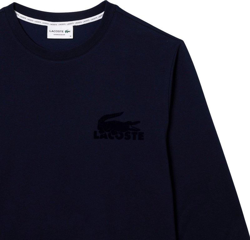 Lacoste - Sweatshirt - Katoen - Met Krokodillenprint