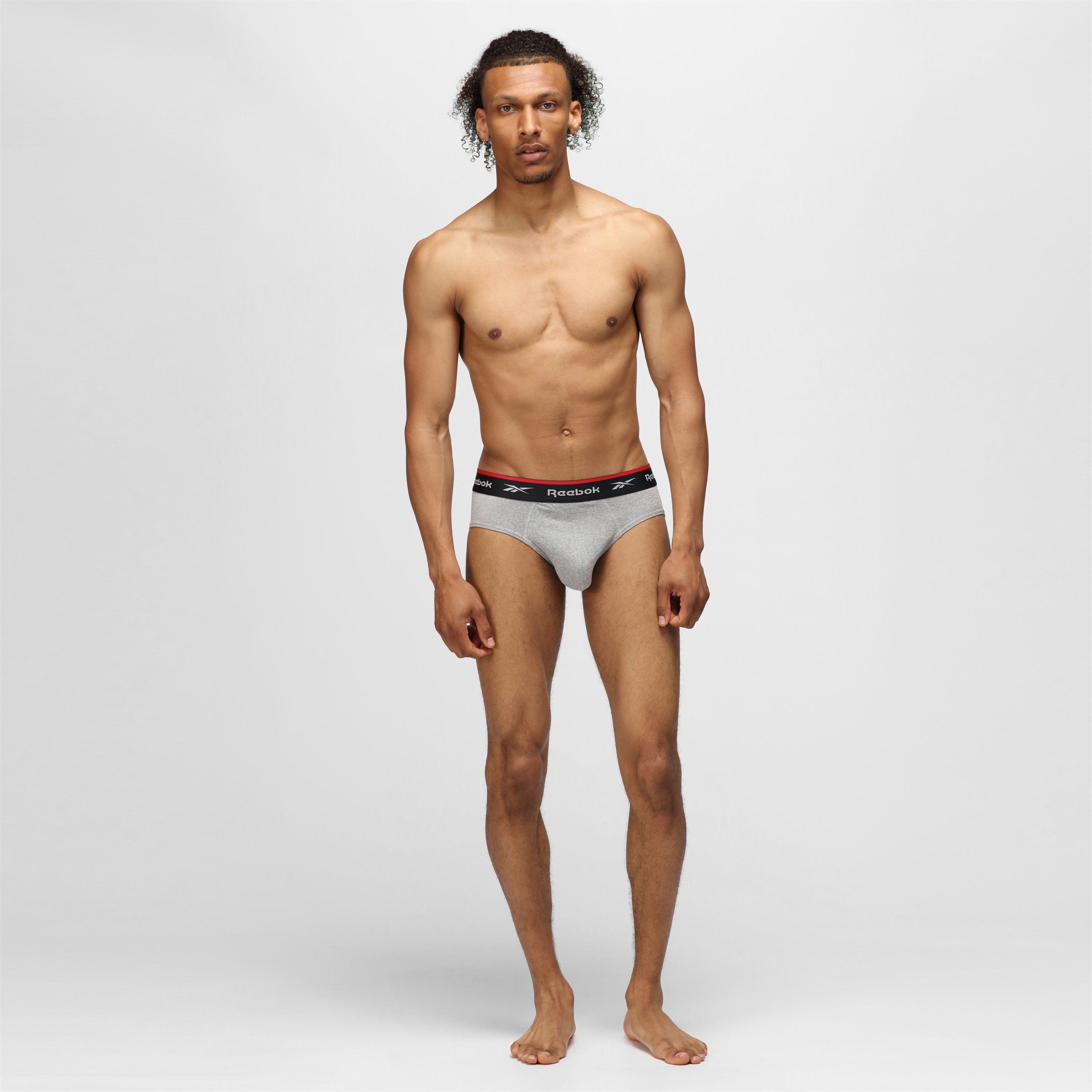 Reebok 3 Pack Wiggins Briefs Mens