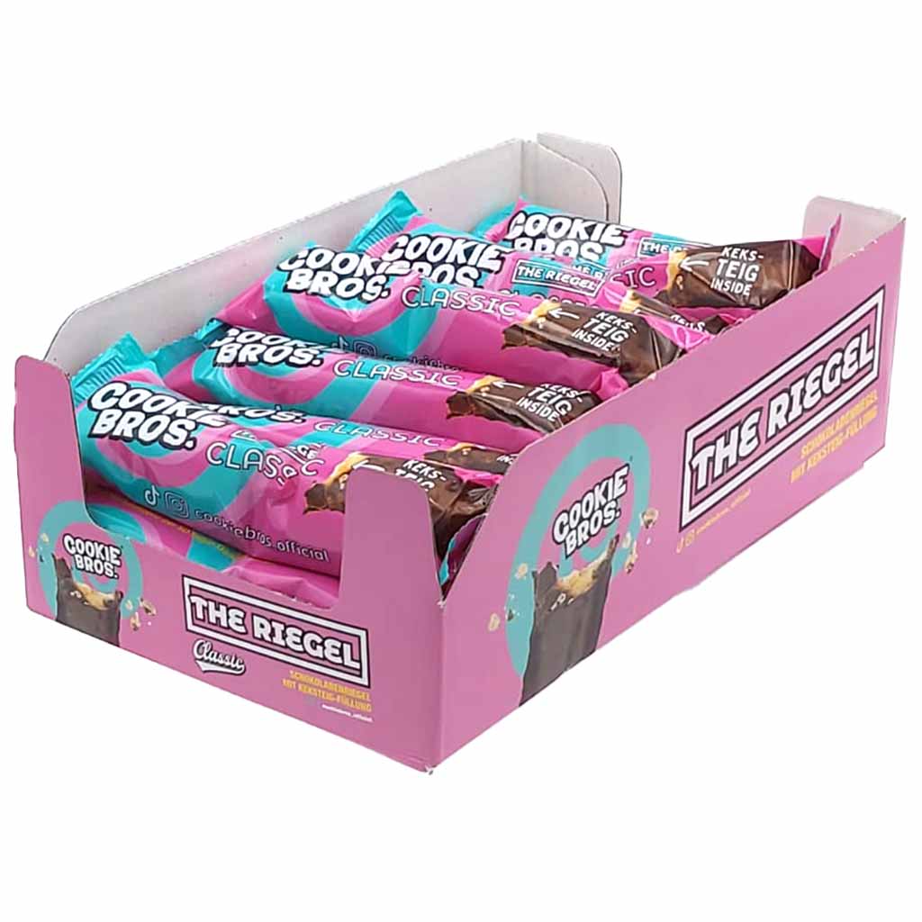 Cookie bros. Keksteig the Riegel classic 20x53g=1060g Box MHD:11.8.25