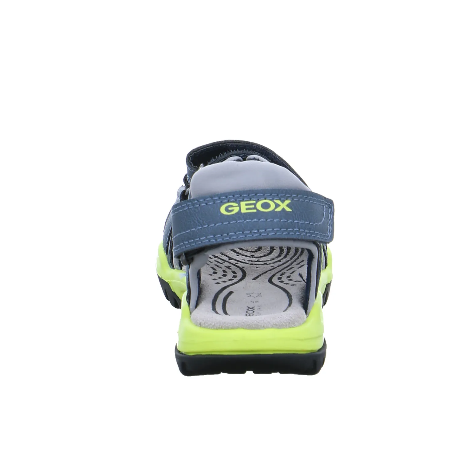 GEOX Kleinkinder-Sandale Jeansblau Lederimitat  Sommerschuh