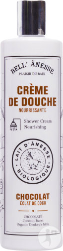 Bell'Anesse Crème De Douche Chocolat Éclat Coco Au Lait D'Ânesse 400ml