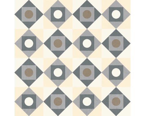 Porseleinen wand- en vloertegel Heritage tacogrijs in 76 verschillende designs 16,5 x 16,5 cm