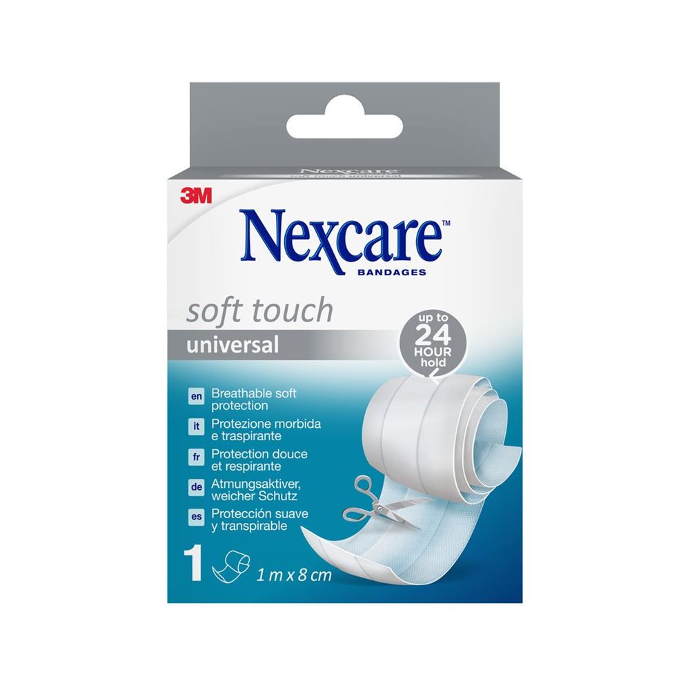NEXCARE Soft Touch universal Band 1mx8cm 1 Stk