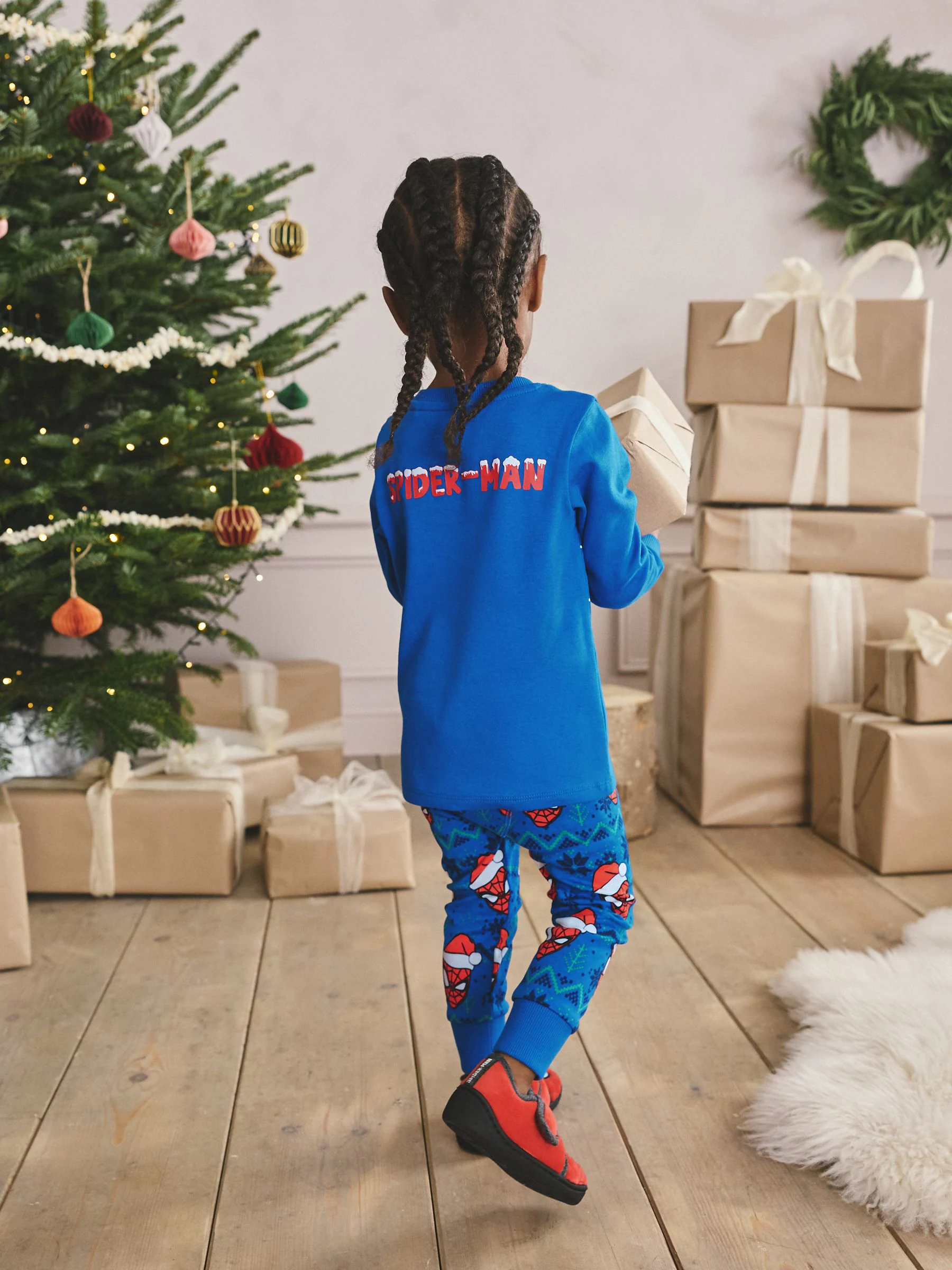 Blauw/rood Spiderman™ - Pyjama met enkele licentie (12mnd -10jr)