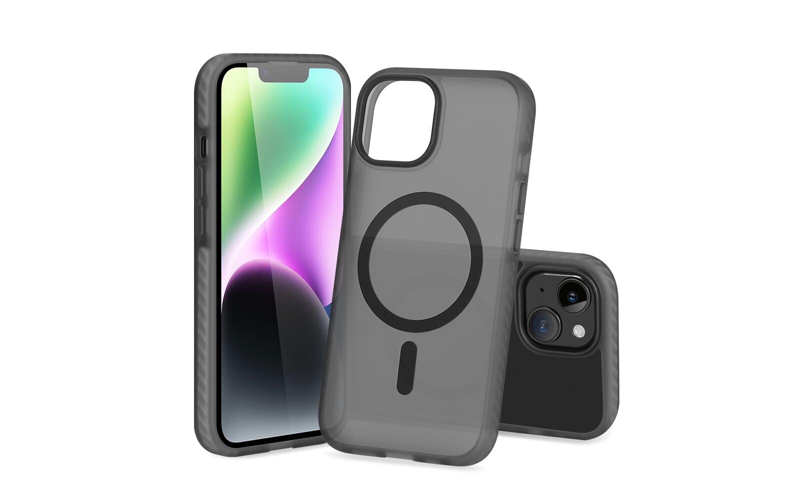 StyleShell INVISIO MagSafe iPhone 15 SchwarzSchutzhülle mit MagSafe für das Apple iPhone 15