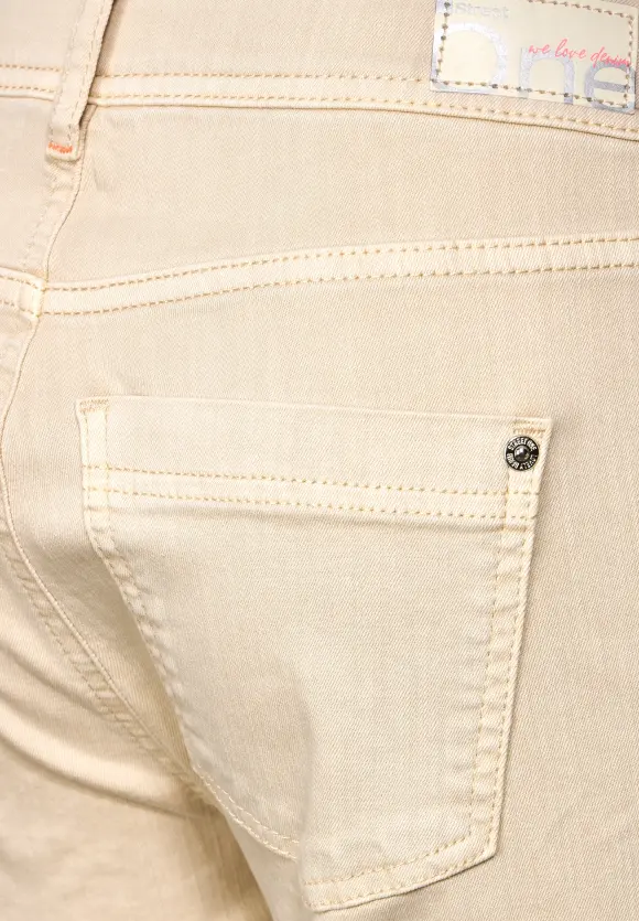 Loose Fit Jeans - light smooth sand washed