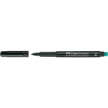 Faber-Castell Marker Multimark permanent, M, schwarz