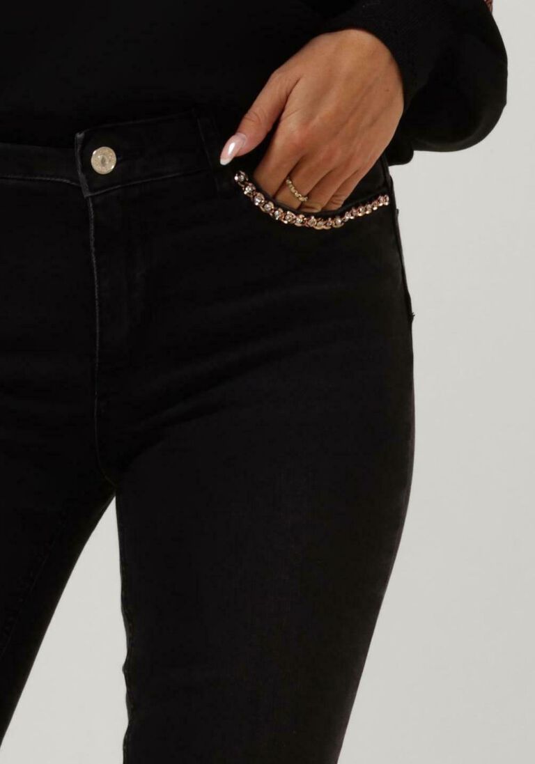 LIU JO donkergrijze liu jo skinny jeans b.up divine h.w.