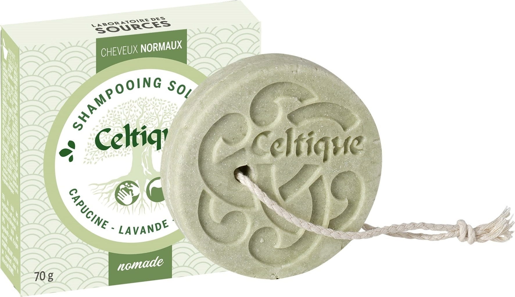 Celtique  Festes Shampoo Kapuzinerkresse, Lavendel & Rosmarin, 70 g