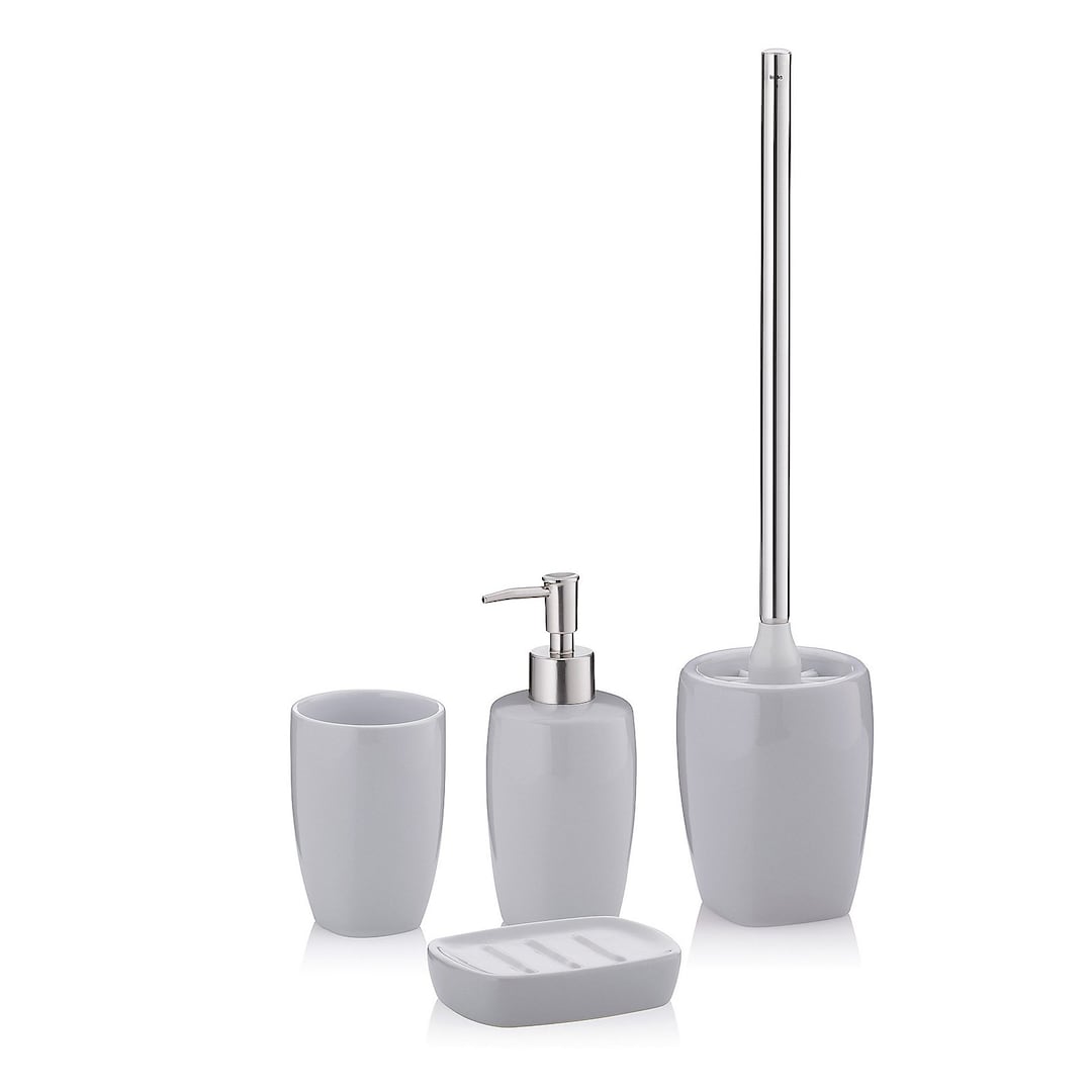 kela Zahnputzbecher LANDARO 10,5 cm Keramik gletschergrau