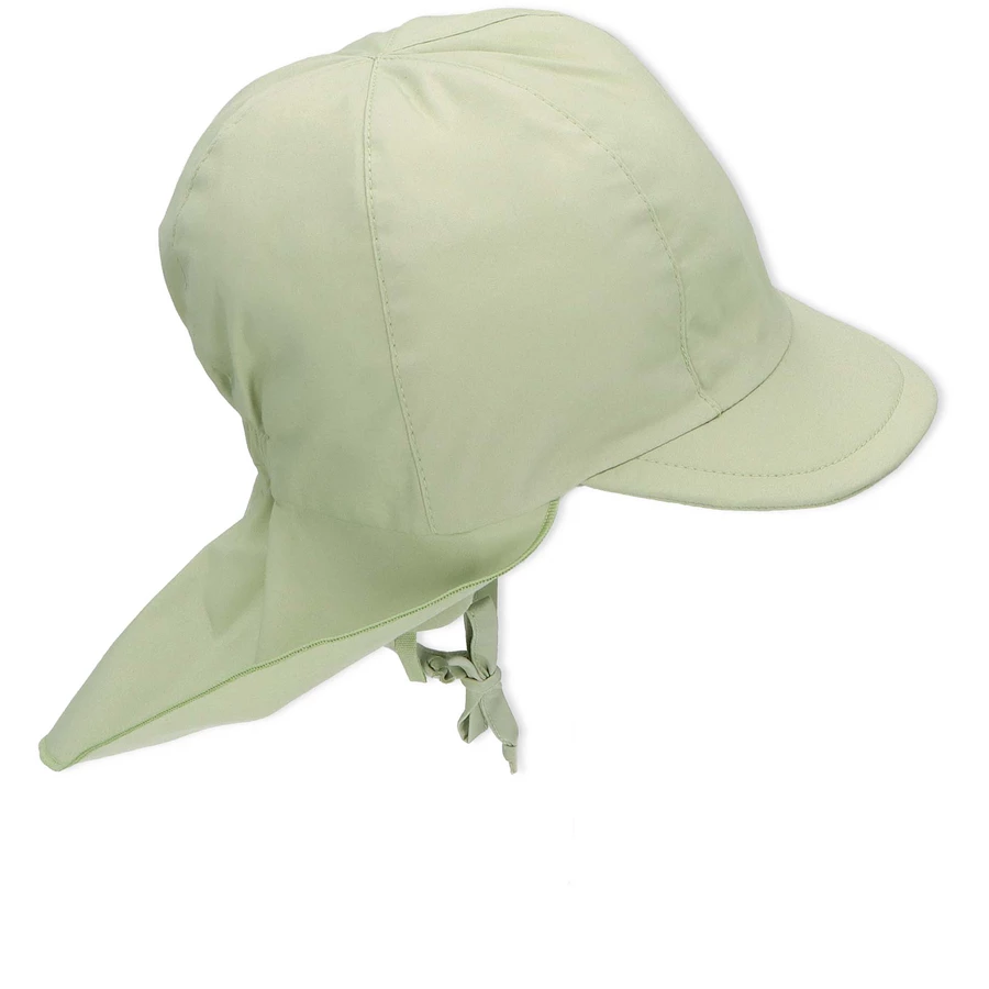 Sterntaler Schirmmütze mit Nackenschutz grün