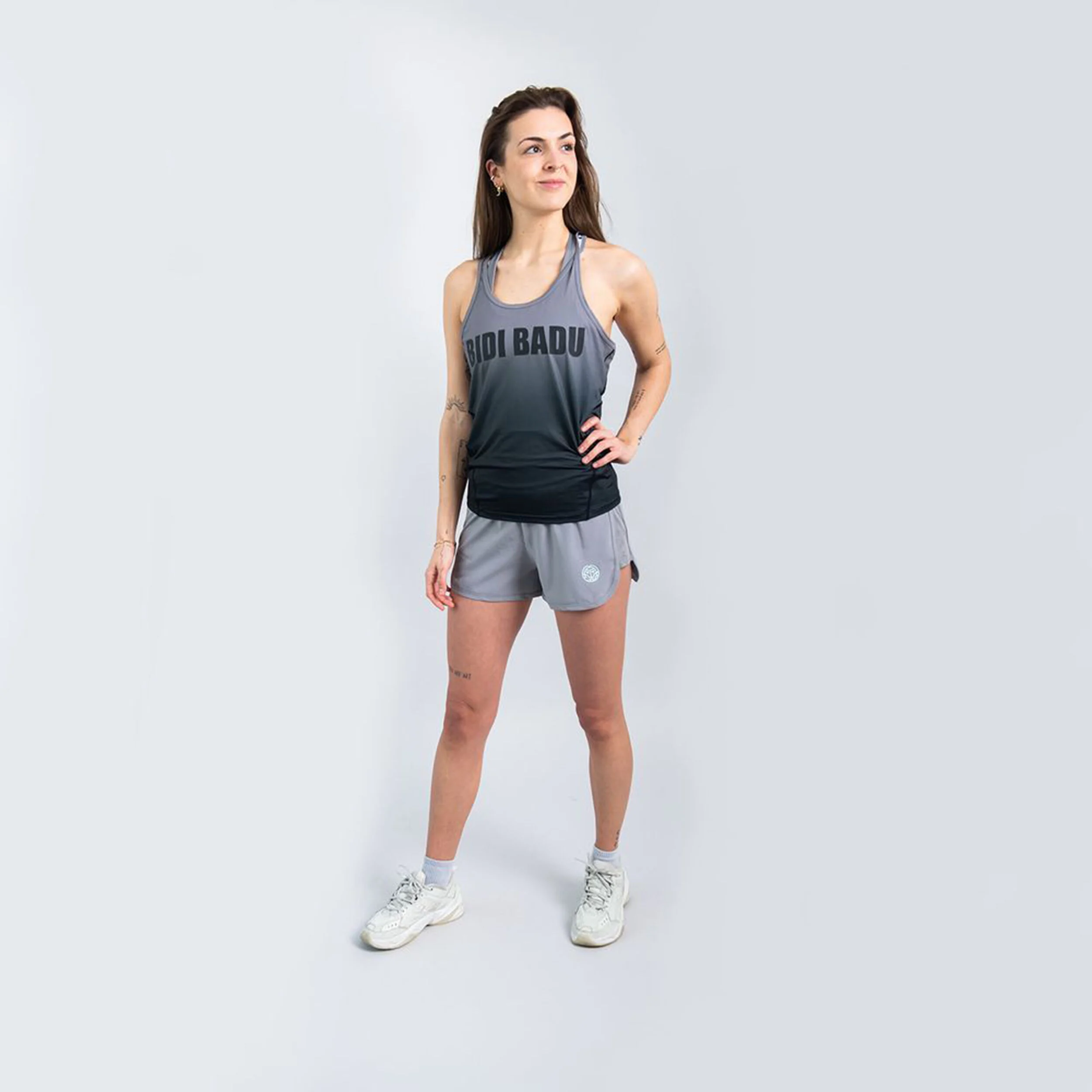 BIDI BADU Rhombo Move Printed Débardeur Tank Top Femmes - Noir