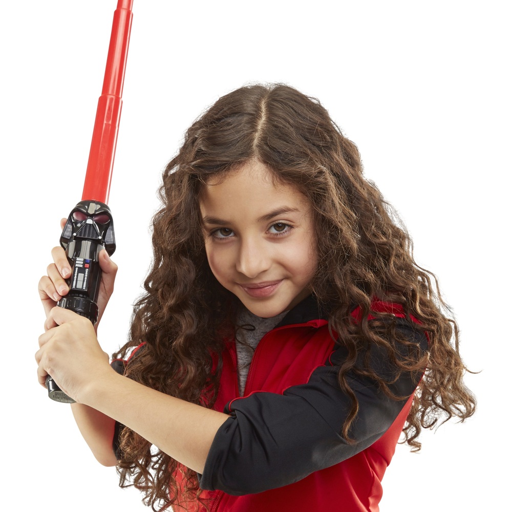 Star Wars Lightsaber Squad Darth Vader Ausziehbares rotes Lichtschwert