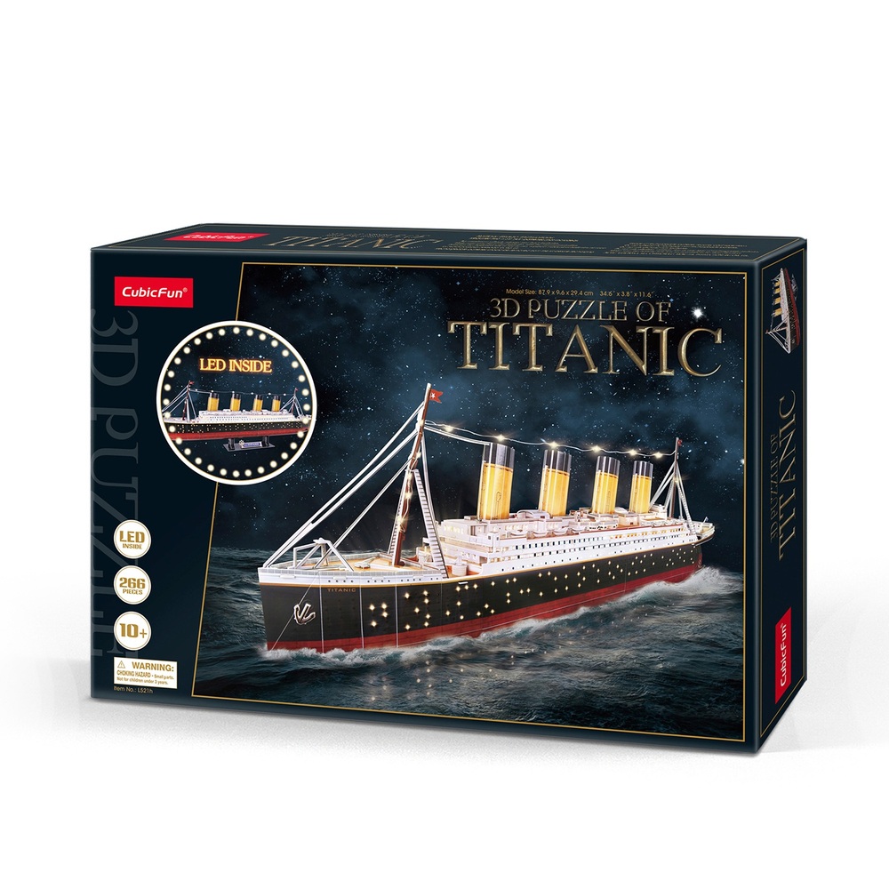 Titanic 3D-Puzzle mit Beleuchtung