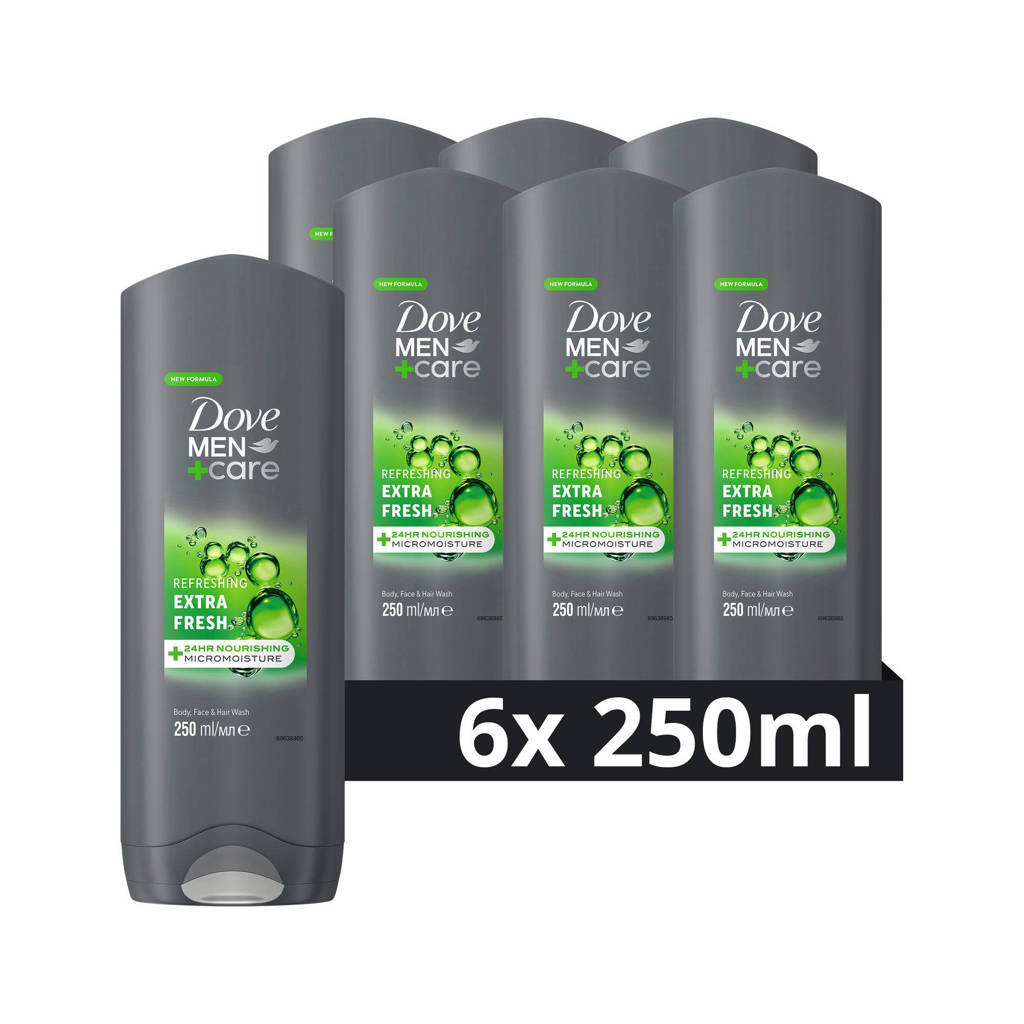 Extra Fresh 3-in-1 douchegel - 6 x 250 ml