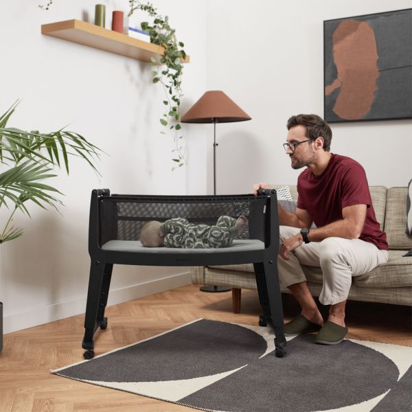SnuzPod Studio Co-sleeper - London Navy