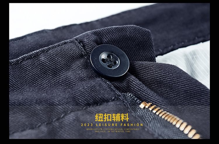 Besto - Mid Rise Plain Cargo Shorts