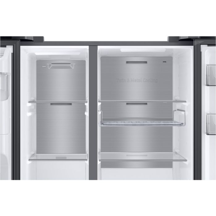 Samsung Side-by-Side RS6GA884CB1/EG Black Steel - Festwasseranschluss