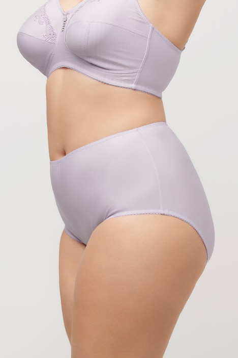Midislips, 2er-Pack, Nadelstreifen, höher geschnitten