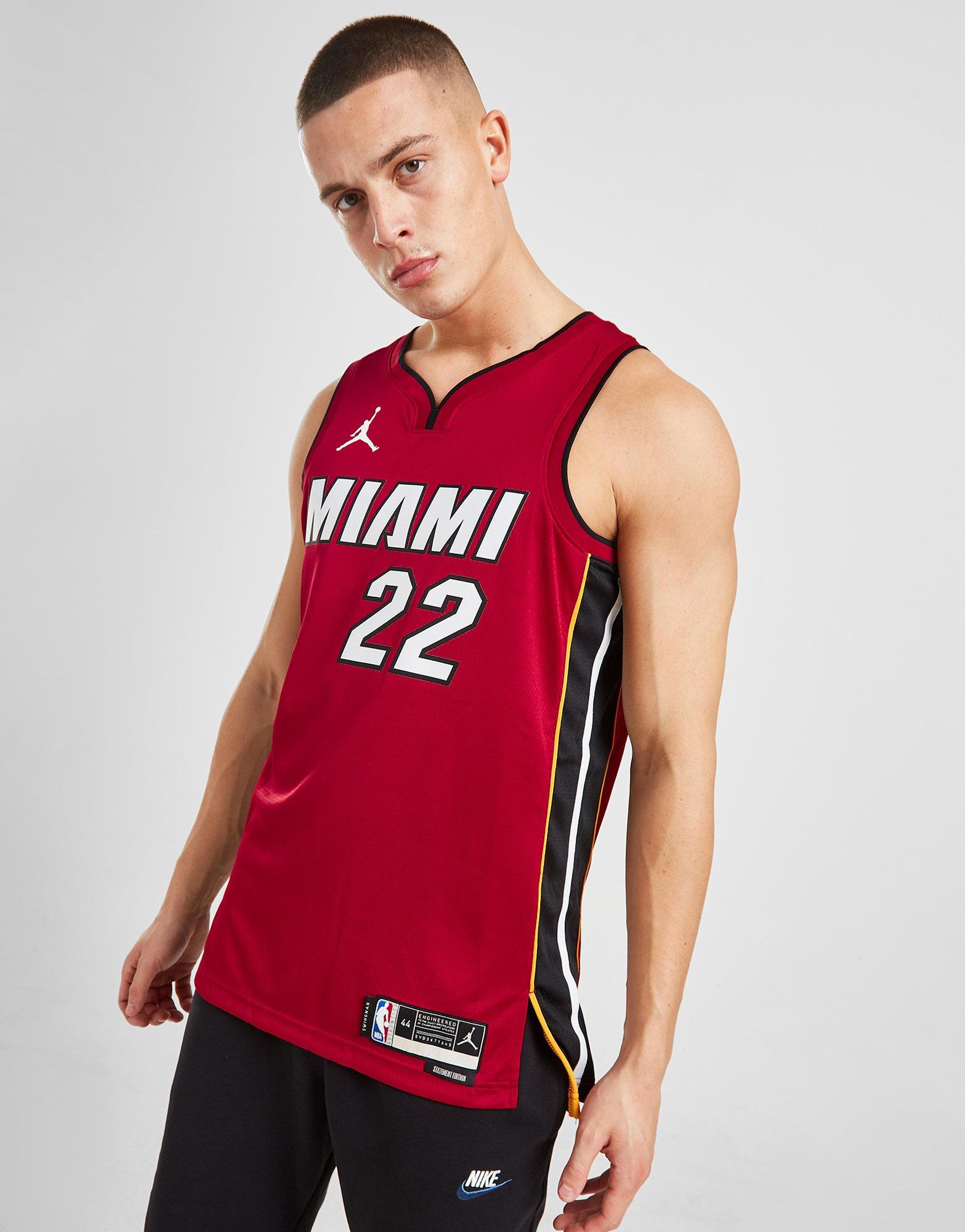 Jordan Maillot NBA Miami Heat Butler #22 Swingman Homme