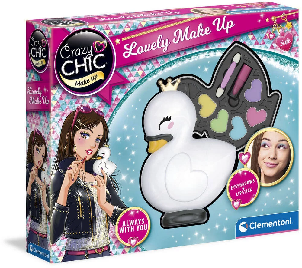 CRAZY CHIC - PALETTE DE MAQUILLAGE CYGNE - LOVELY MAKE UP