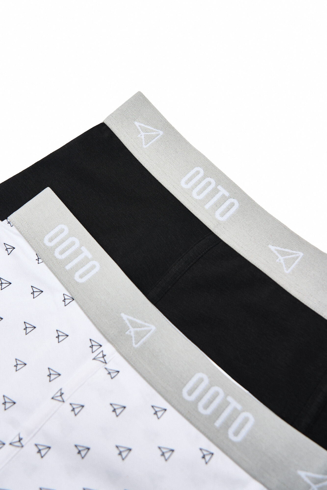 Conjunto com 2 cuecas boxer de malha - Pretas
