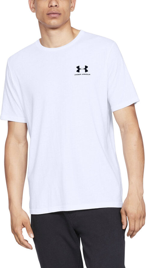 Under Armour Sportstyle Left Chest SS T-shirt Hvid