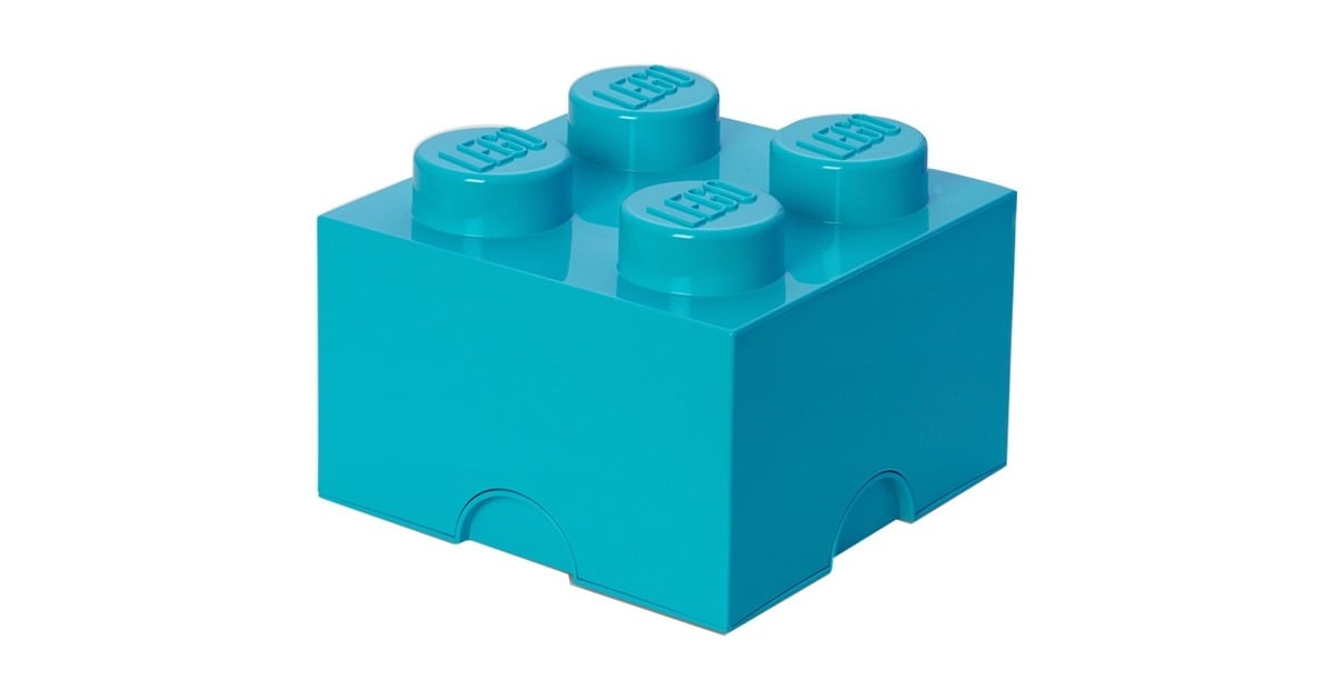 Room CopenhagenLEGO Storage Brick 4 Azuurblauw opbergdoos  (Azuurblauw)