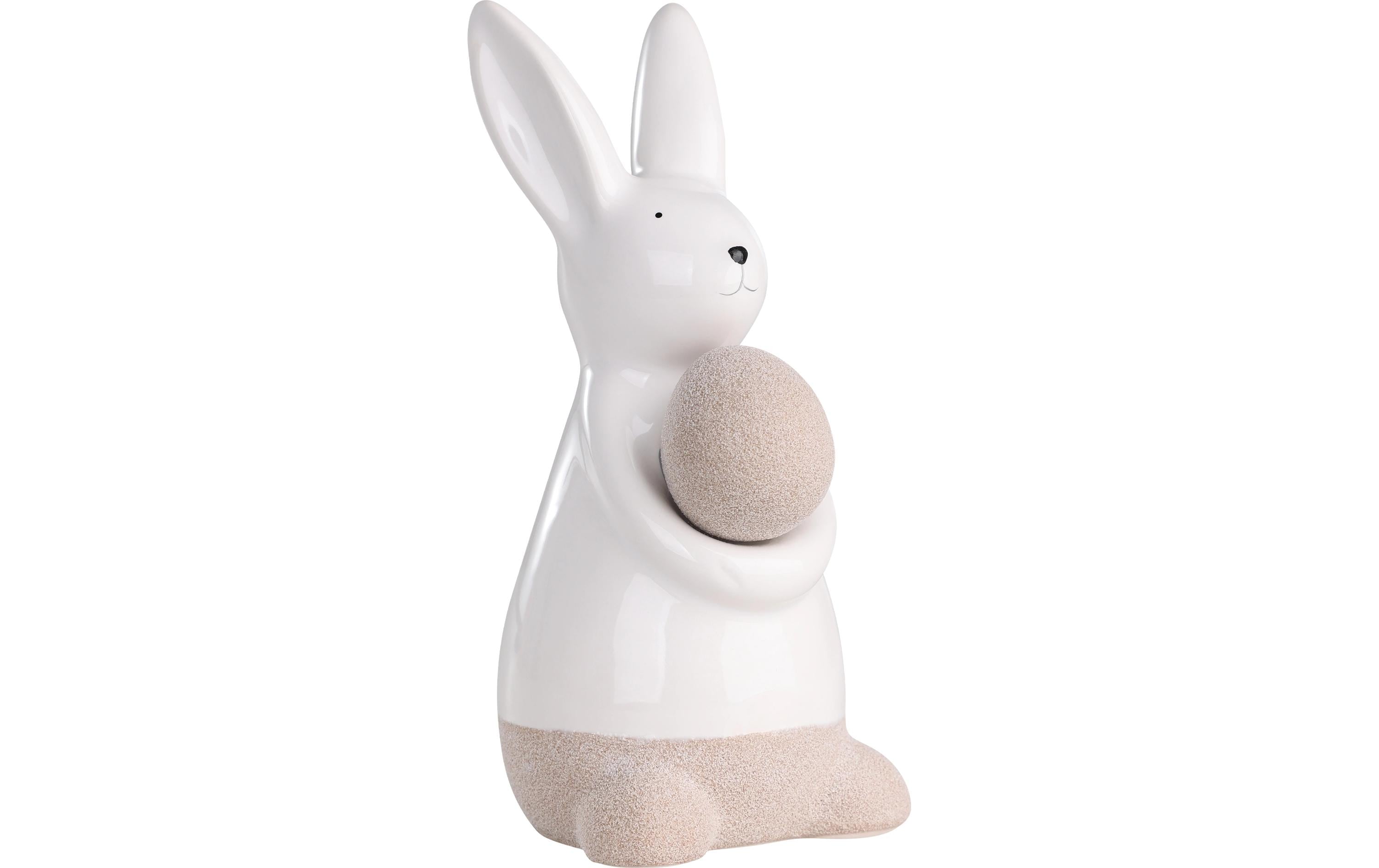 Hase Madiorano 13.6 cm, WeissOsterfigur