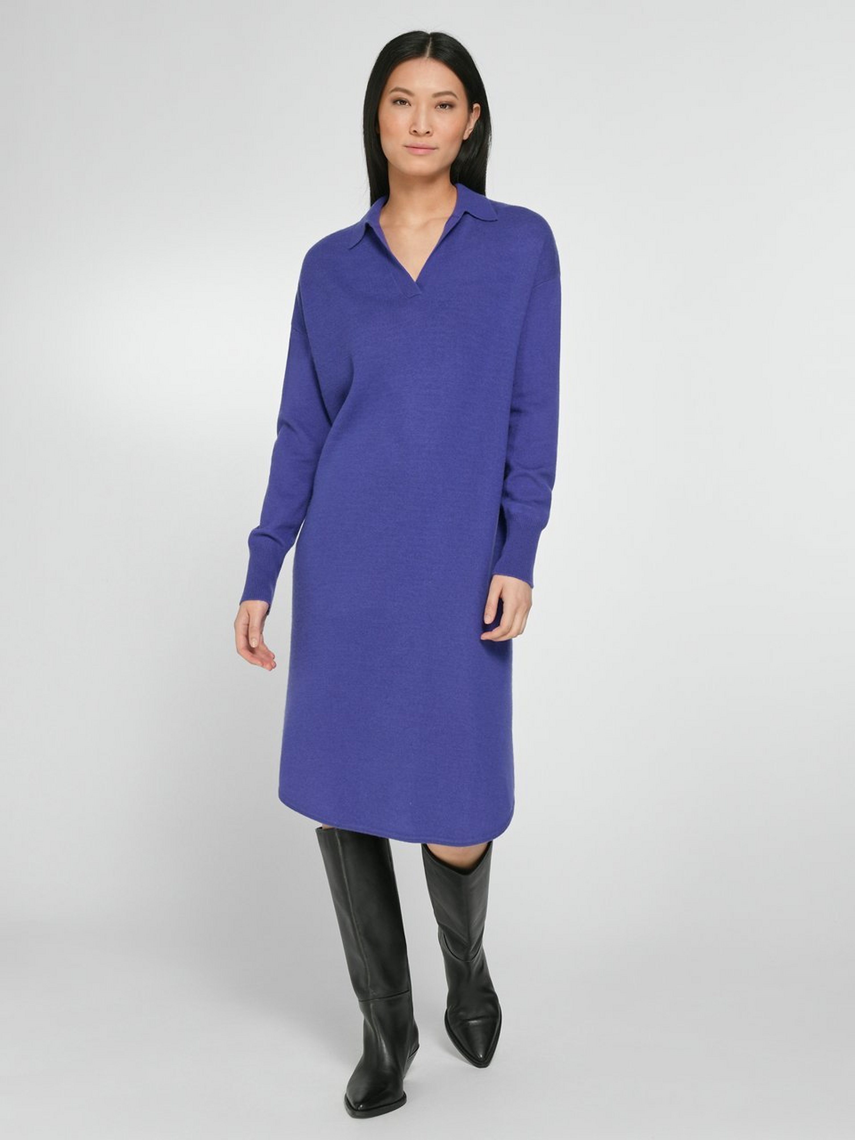Strickkleid aus Schurwolle und Kaschmir