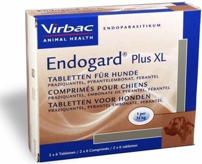 Virbac - Endogard Plus - Wormtabletten - Rundvlees - 6 Tabletten