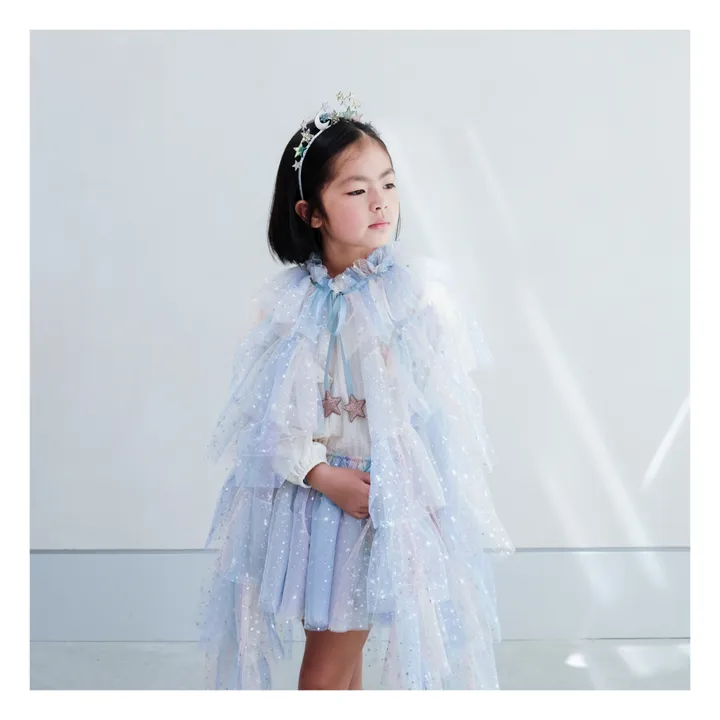 Mimi & Lula Cape Longue Céleste | Bleu ciel