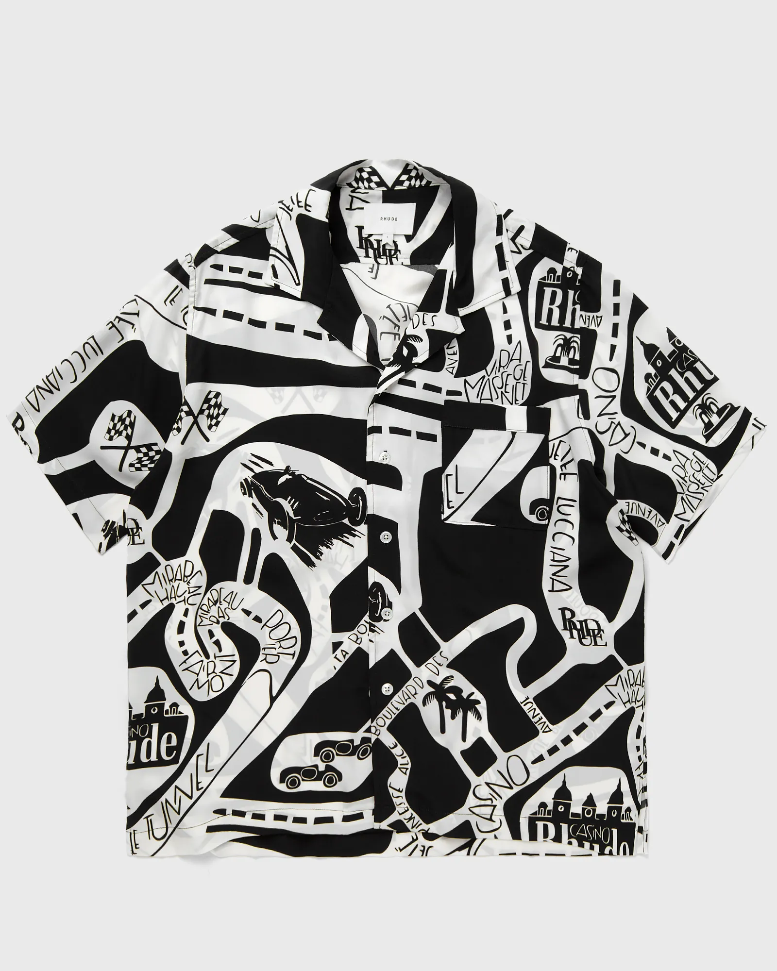 Rhude STRADA SILK SHIRT