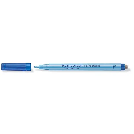 STAEDTLER® Lumocolor correctable Folienstift F, blau