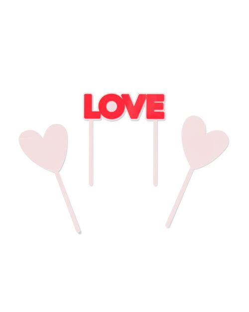 surélévation de gâteau réutilisable 'love' (amour)