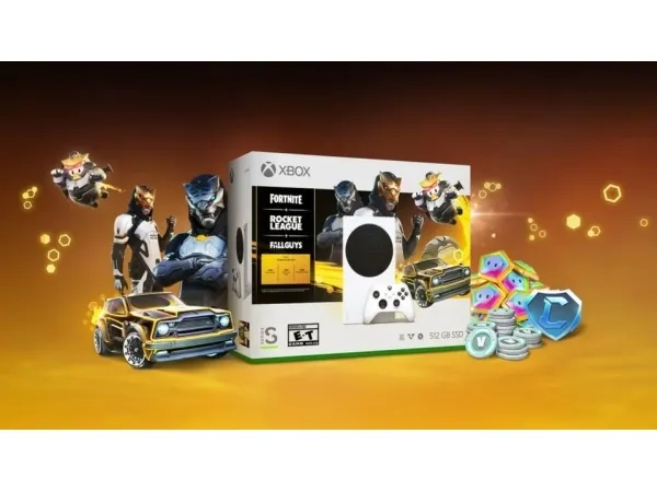 Microsoft Xbox Series S - Gilded Hunter Bundle - Spilkonsol - QHD - HDR - 512 GB SSD