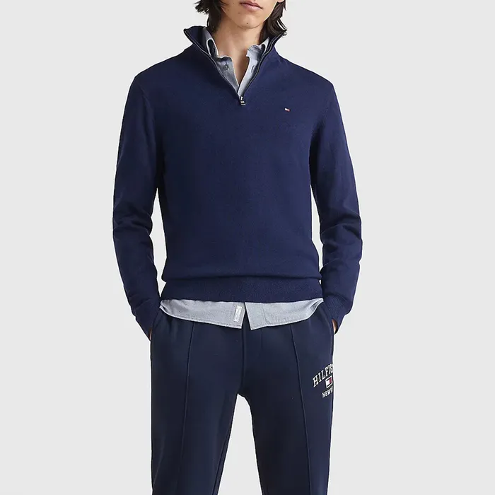 Tommy Hilfiger Pima Cotton Cashmere Sweater Heren