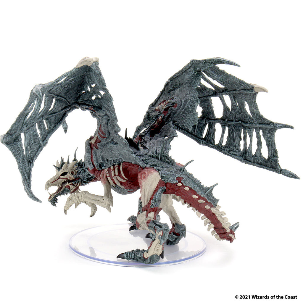 D&D Icons of the Realms Boneyard Premium - Green Dracolich